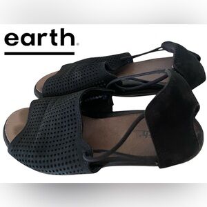 🌺EARTH Women's Perforated Black Sandals